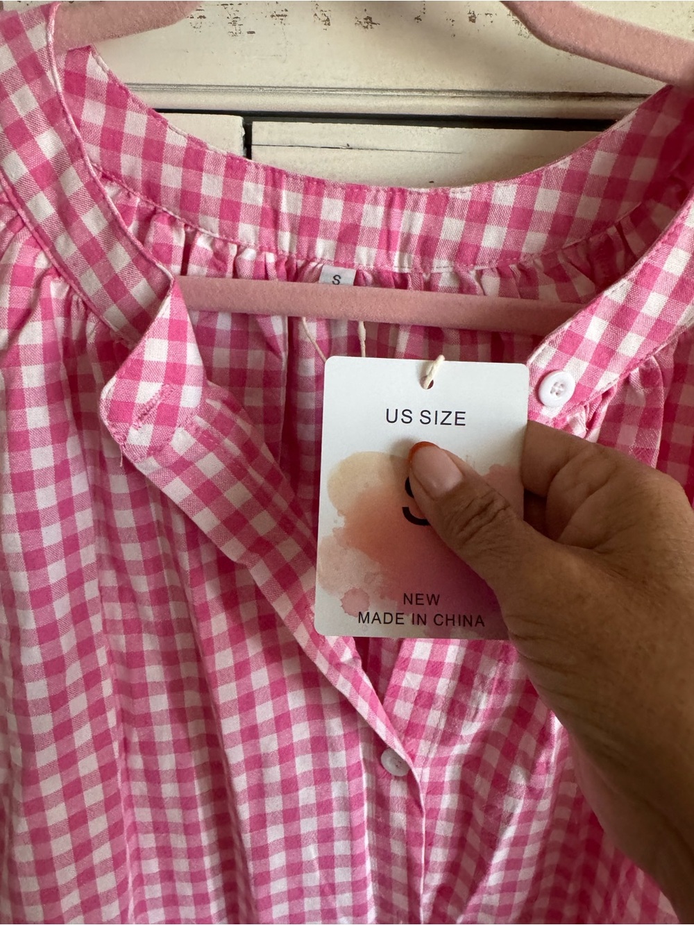 Pink Gingham Set - Picture 4 of 7